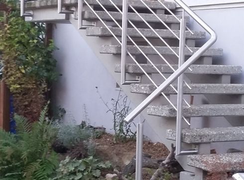 Treppengeländer in Stab Ausführung
